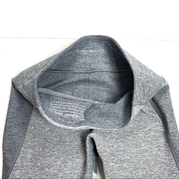 OUTDOOR Voices 7/8 Two-Tone Color Block Leggings in Gray - Picture 7 of 8